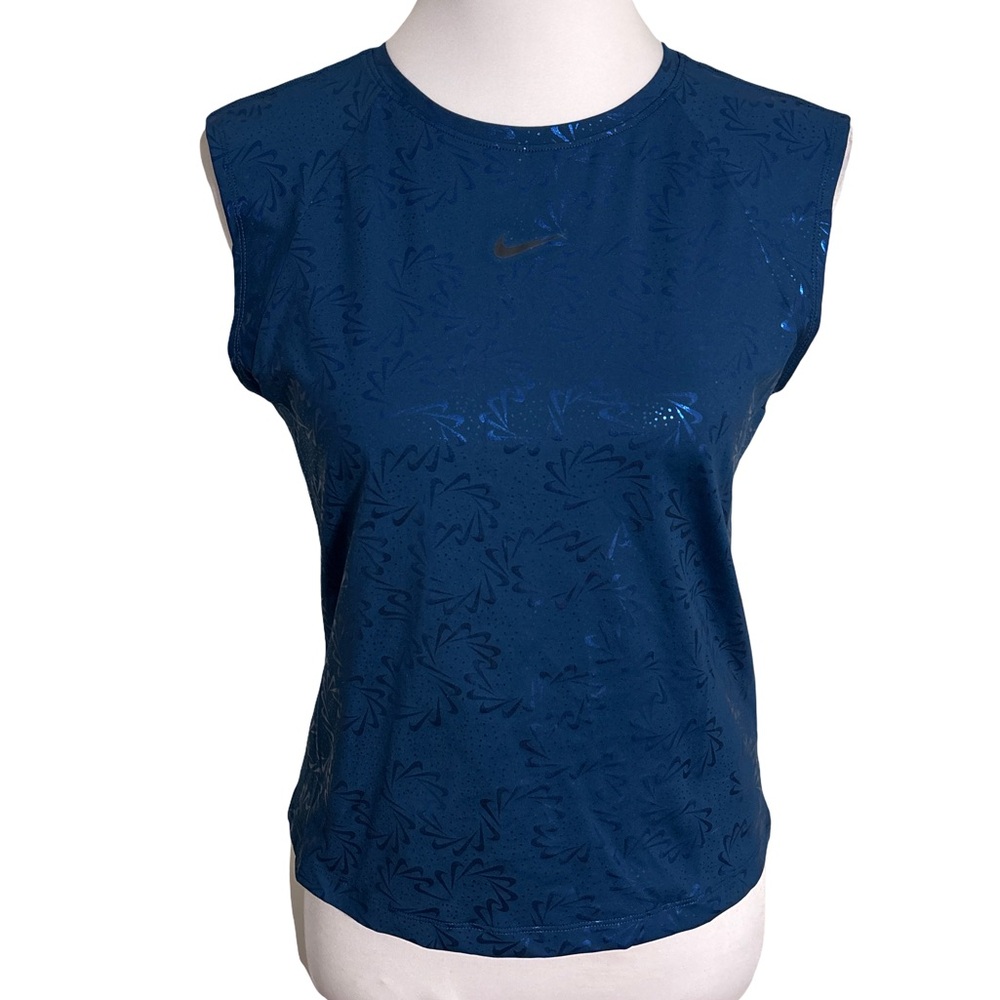 Nike Womens Navy Muscle Tee Shirt
